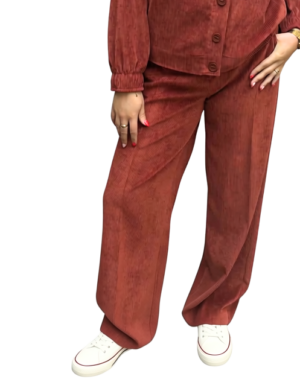 Miami - Velouren bredere broek