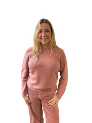 Oui - Gebreide wollen pull
