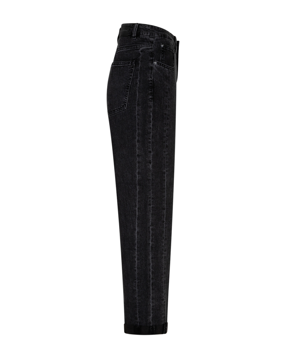 Red Button - Caitlina side patch black denim jeans