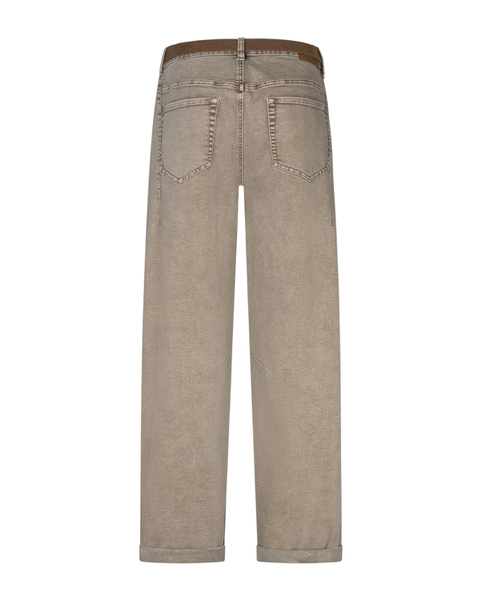 Red Button - Korine & belt washed twill jeans