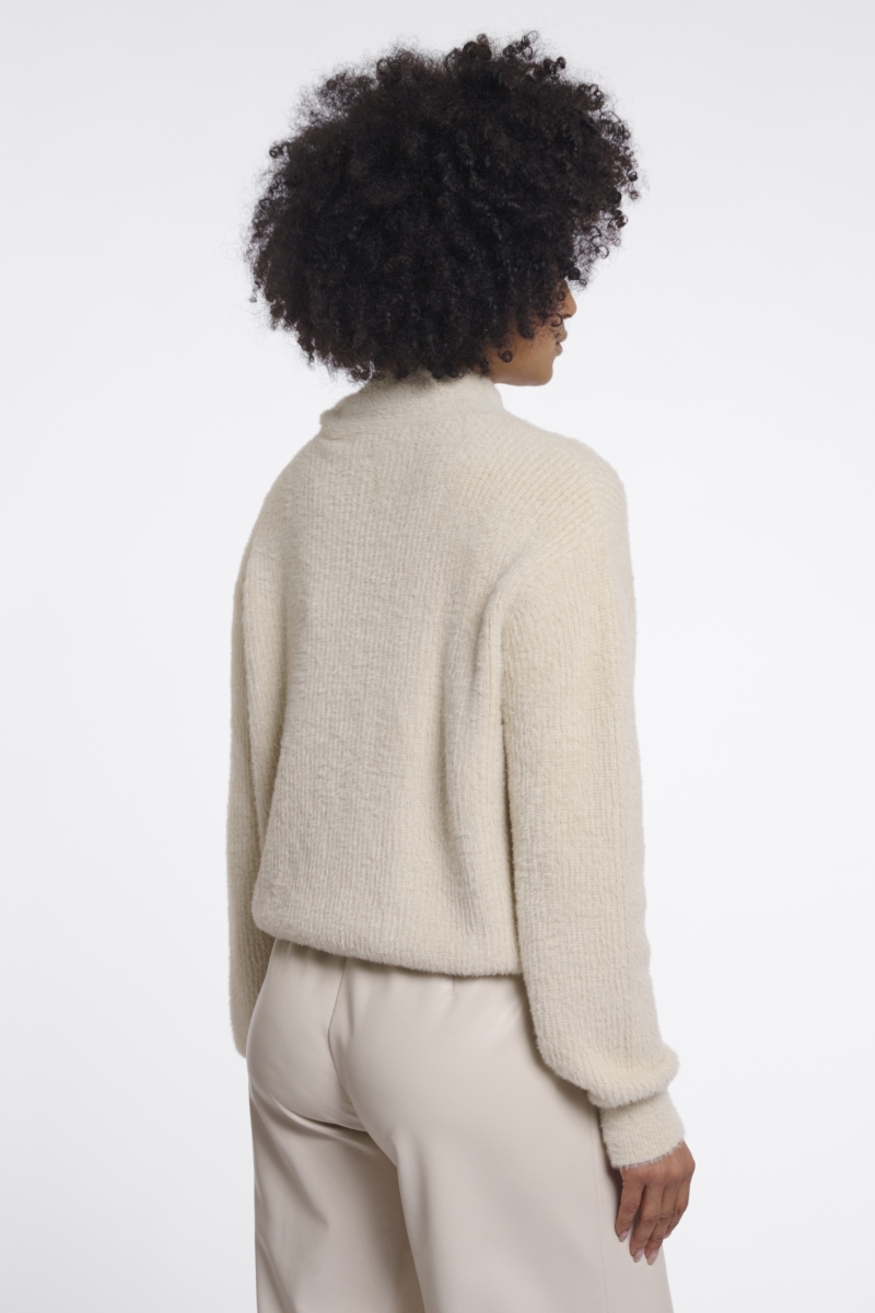 Rino & Pelle - Griselda - Pluche pull met strik